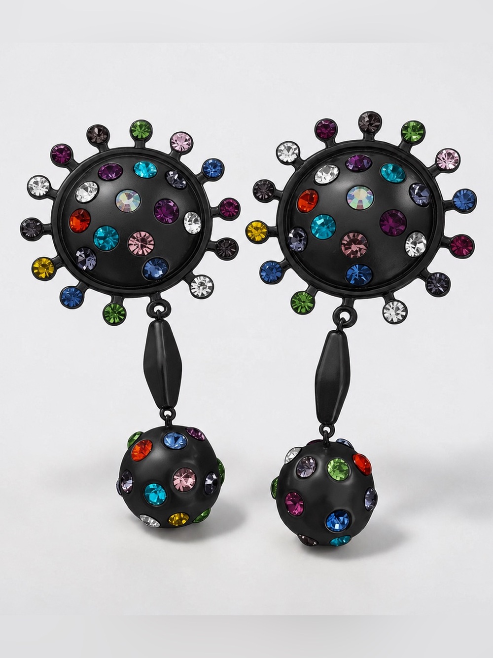 KFITZ Clusterfuck Earrings Black/Colorful
